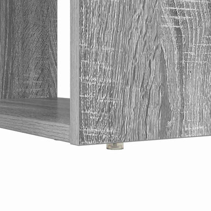 Desk with Shelf Grey Sonoma 113 x 54 x 120 cm Engineered Wood