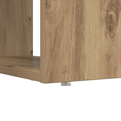 Desk with Shelf Artisan Oak 113 x 54 x 120 cm Engineered Wood