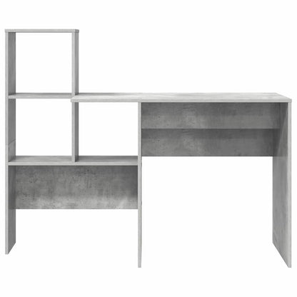 Desk Concrete Grey 131.5 x 50 x 106.5 cm Engineered Wood