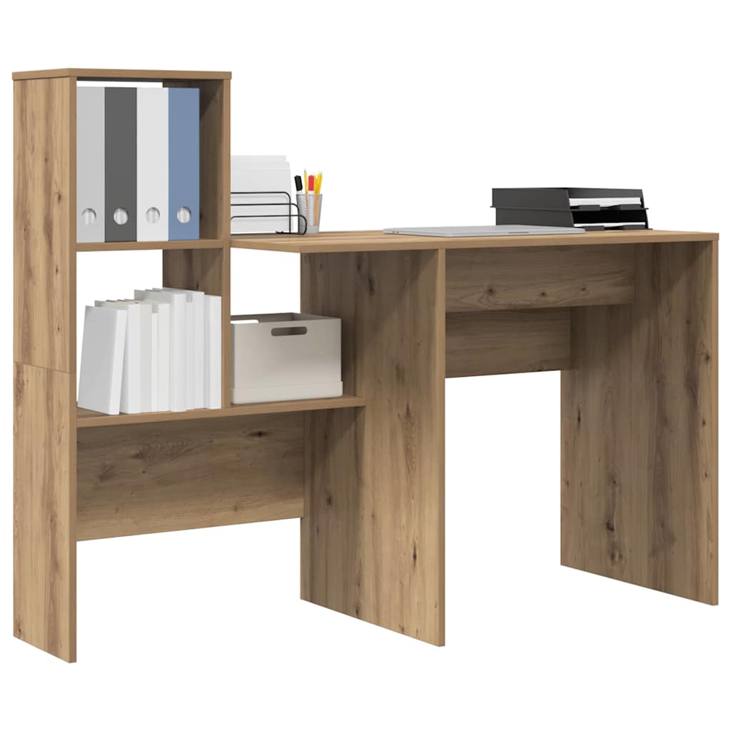 Desk Artisan Oak 131.5 x 50 x 106.5 cm Engineered Wood