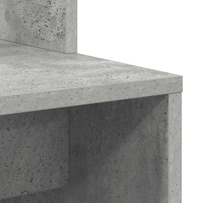 Desk Concrete Grey 78.5 x 37 x 154.5 cm Engineered Wood