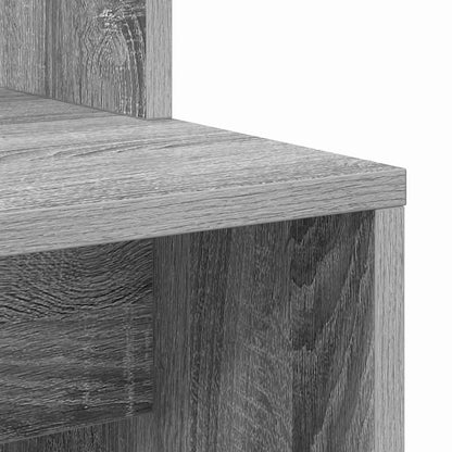 Desk Grey Sonoma 78.5 x 37 x 154.5 cm Engineered Wood