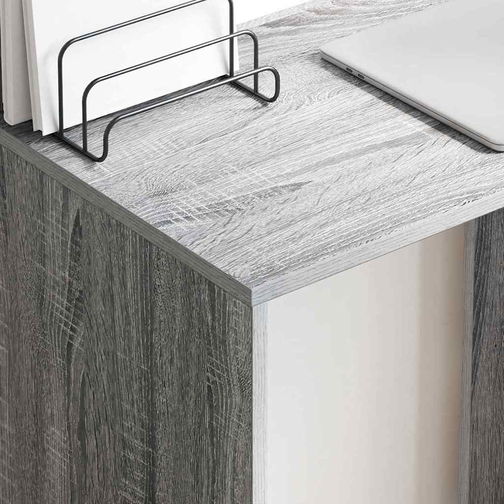 Desk Grey Sonoma 78.5 x 37 x 154.5 cm Engineered Wood