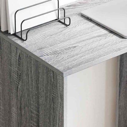 Desk Grey Sonoma 78.5 x 37 x 154.5 cm Engineered Wood