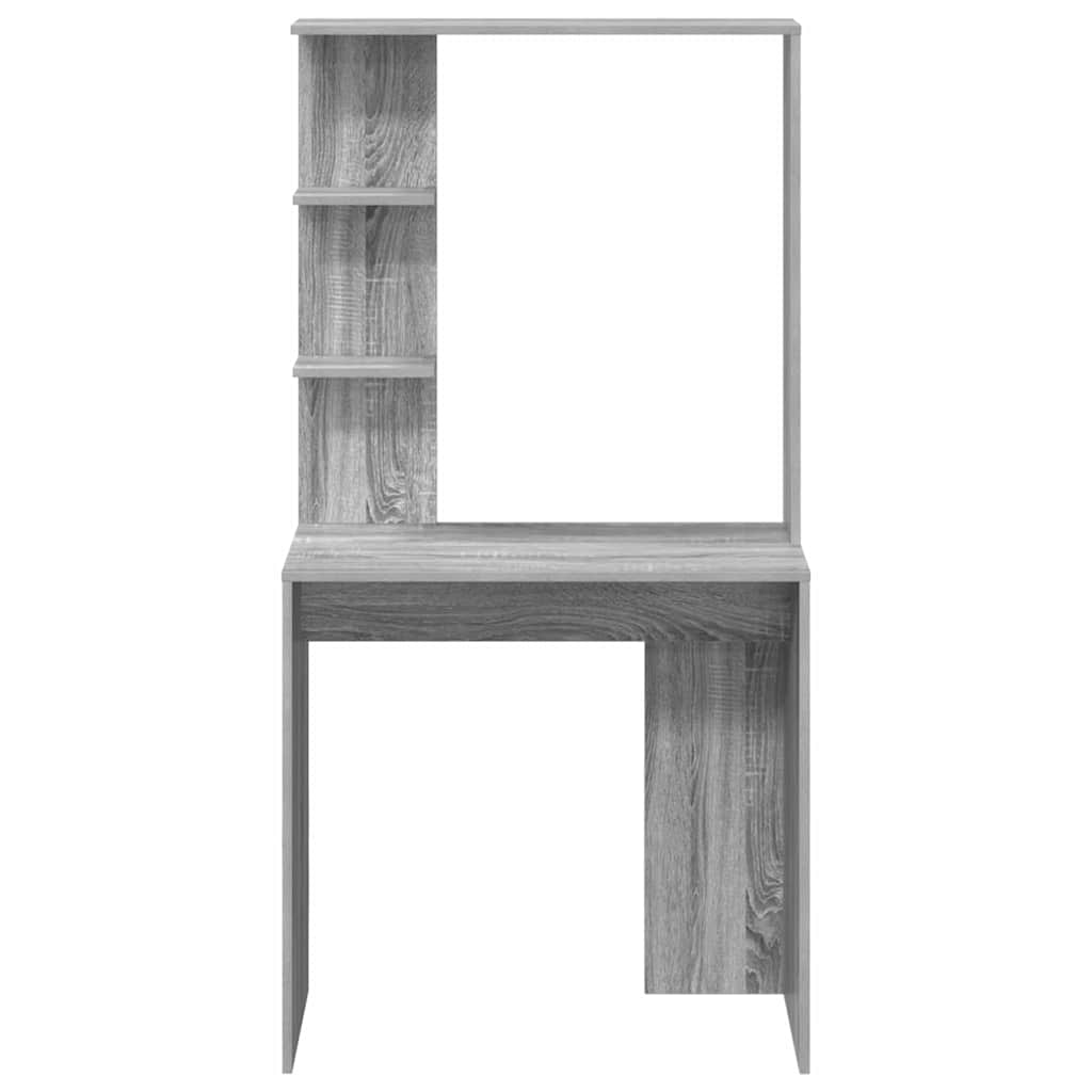 Desk Grey Sonoma 78.5 x 37 x 154.5 cm Engineered Wood