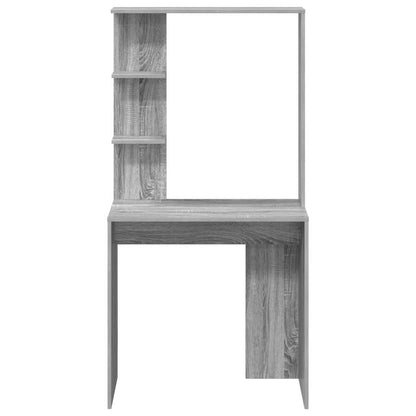 Desk Grey Sonoma 78.5 x 37 x 154.5 cm Engineered Wood