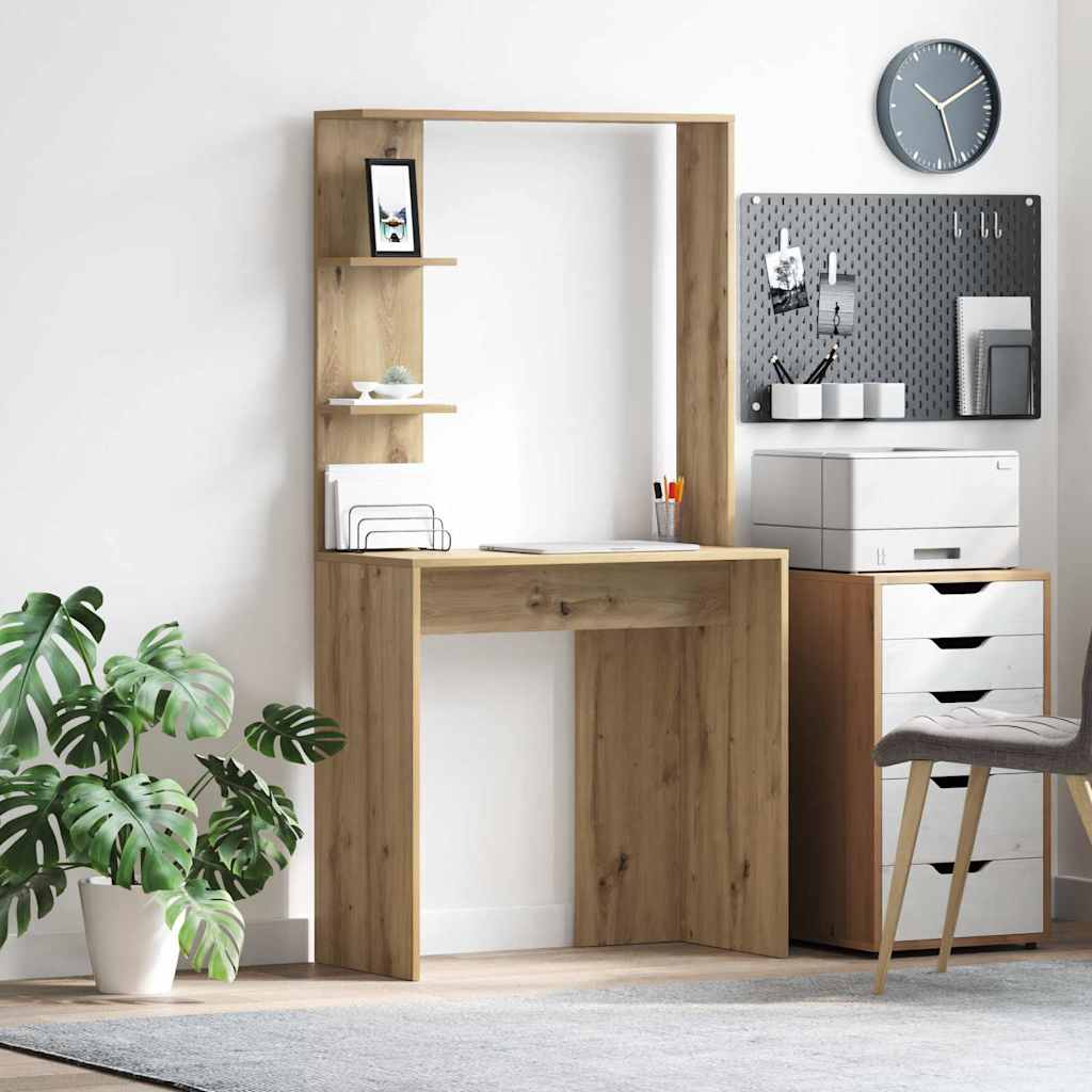 Desk Artisan oak 78.5 x 37 x 154.5 cm Engineered wood