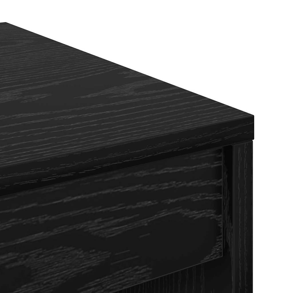 Desk Black oak 60 x 40 x 76 cm Engineered wood