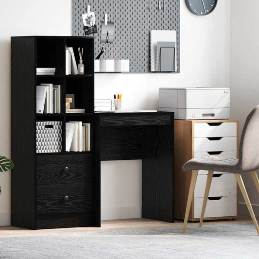 Desk Black oak 60 x 40 x 76 cm Engineered wood