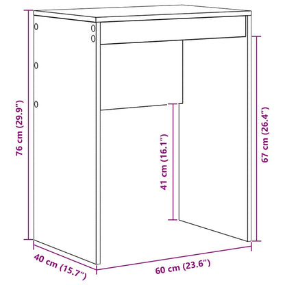 Desk Concrete Grey 60 x 40 x 76 cm