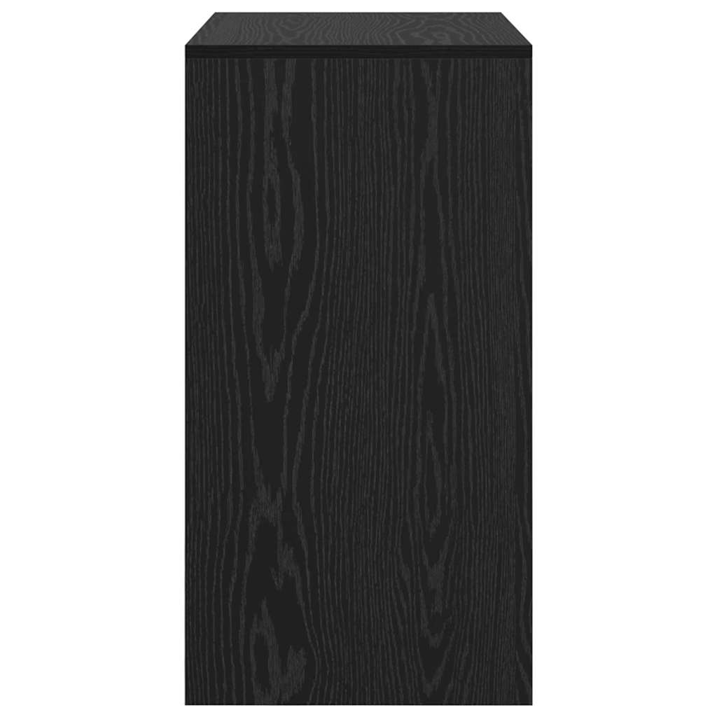 Desk Black oak 70 x 40 x 76 cm Engineered wood