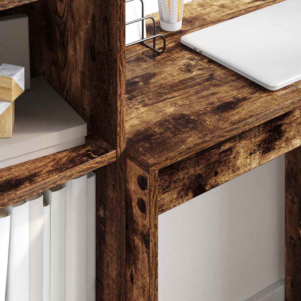 Desk Smoked Oak 70 x 40 x 76 cm