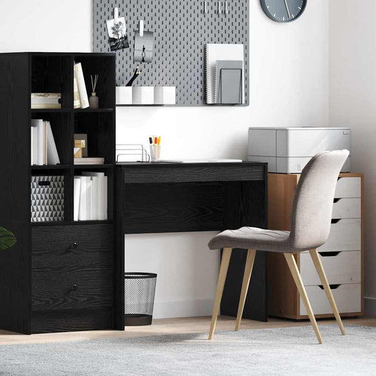 Desk Black oak 80 x 40 x 76 cm Engineered wood