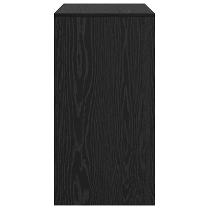 Desk Black oak 80 x 40 x 76 cm Engineered wood