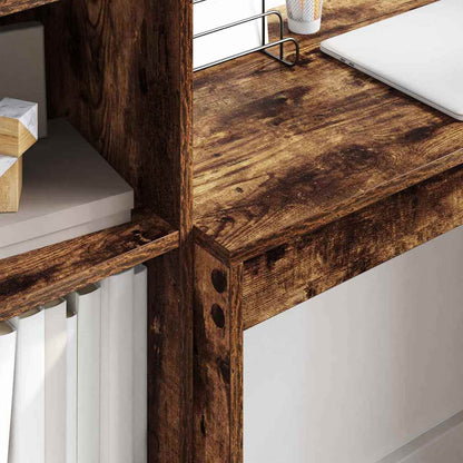 Desk Smoked Oak 80 x 40 x 76 cm