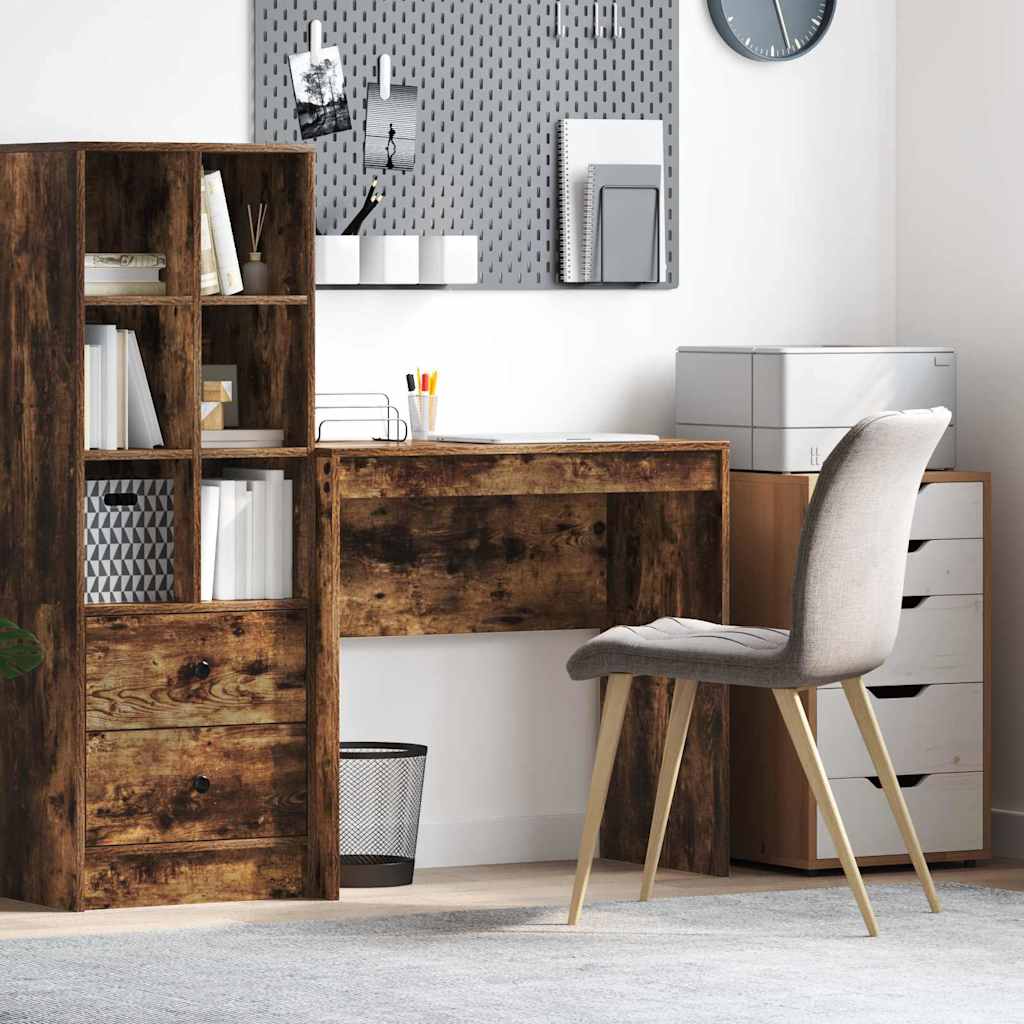 Desk Smoked Oak 80 x 40 x 76 cm