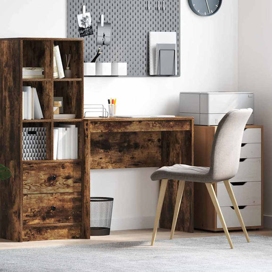 Desk Smoked Oak 80 x 40 x 76 cm