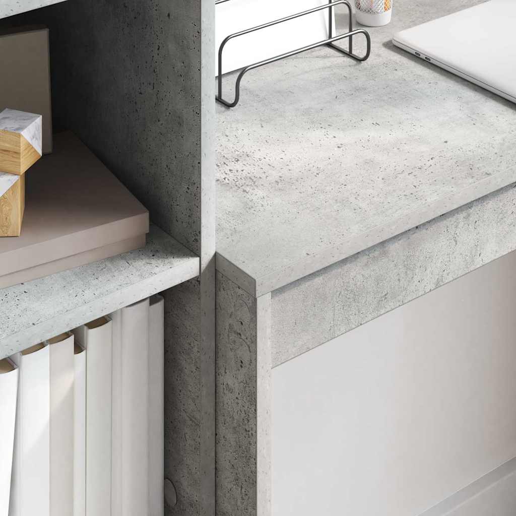 Desk Concrete Grey 90 x 40 x 76 cm