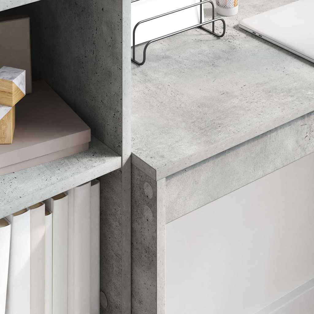Desk Concrete Grey 100 x 40 x 76 cm