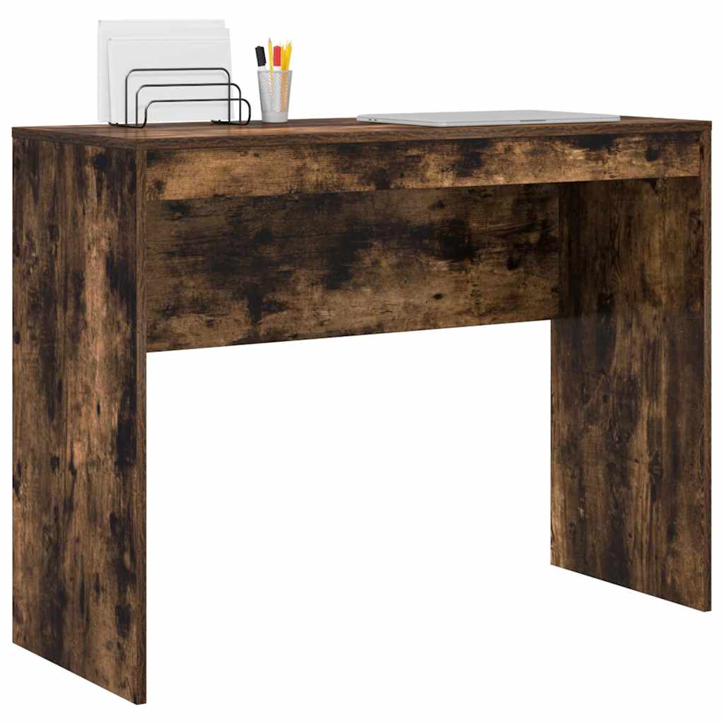 Desk Smoked Oak 100 x 40 x 76 cm