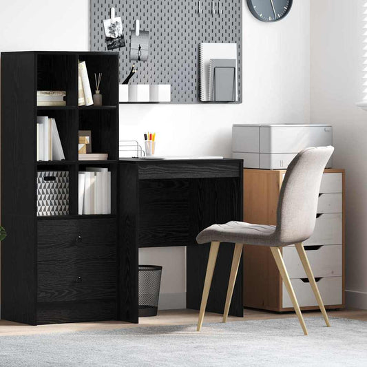 Desk Black oak 60 x 50 x 76 cm Engineered wood