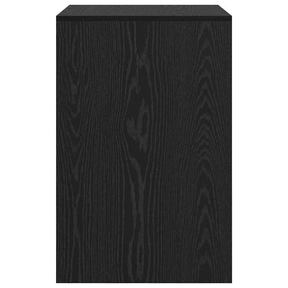 Desk Black oak 60 x 50 x 76 cm Engineered wood