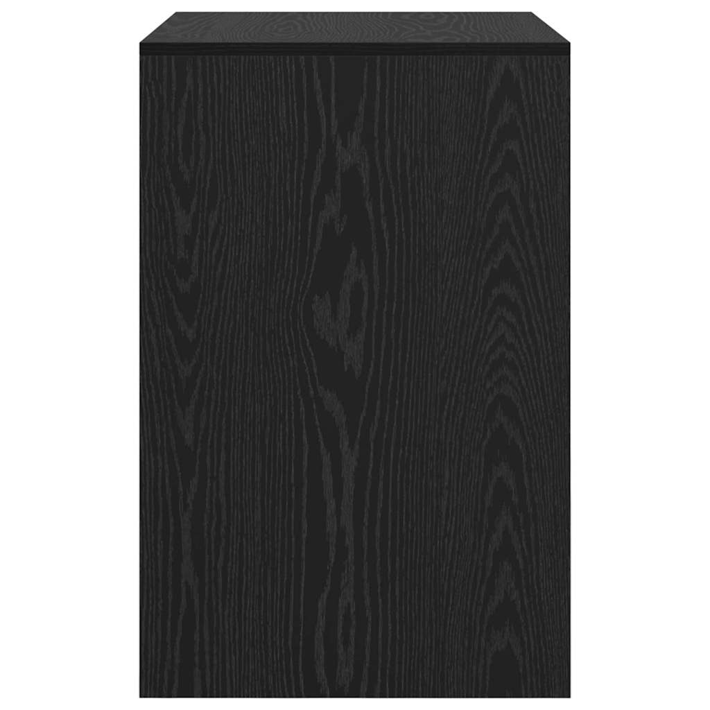 Desk Black oak 70 x 50 x 76 cm Engineered wood