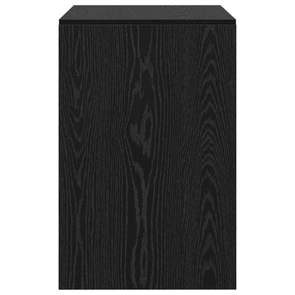Desk Black oak 80 x 50 x 76 cm Engineered wood