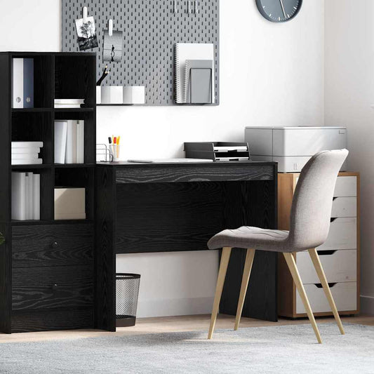 Desk Black oak 90 x 50 x 76 cm Engineered wood