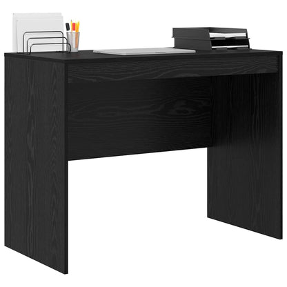 Desk Black oak 100 x 50 x 76 cm Engineered wood