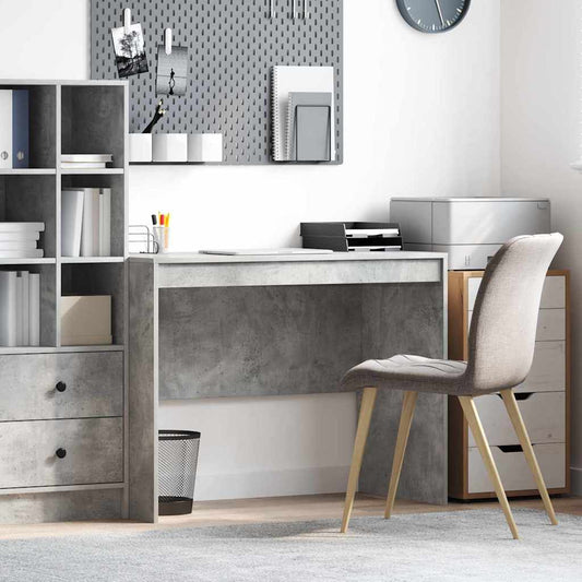 Desk Concrete grey 100 x 50 x 76 cm Engineered wood