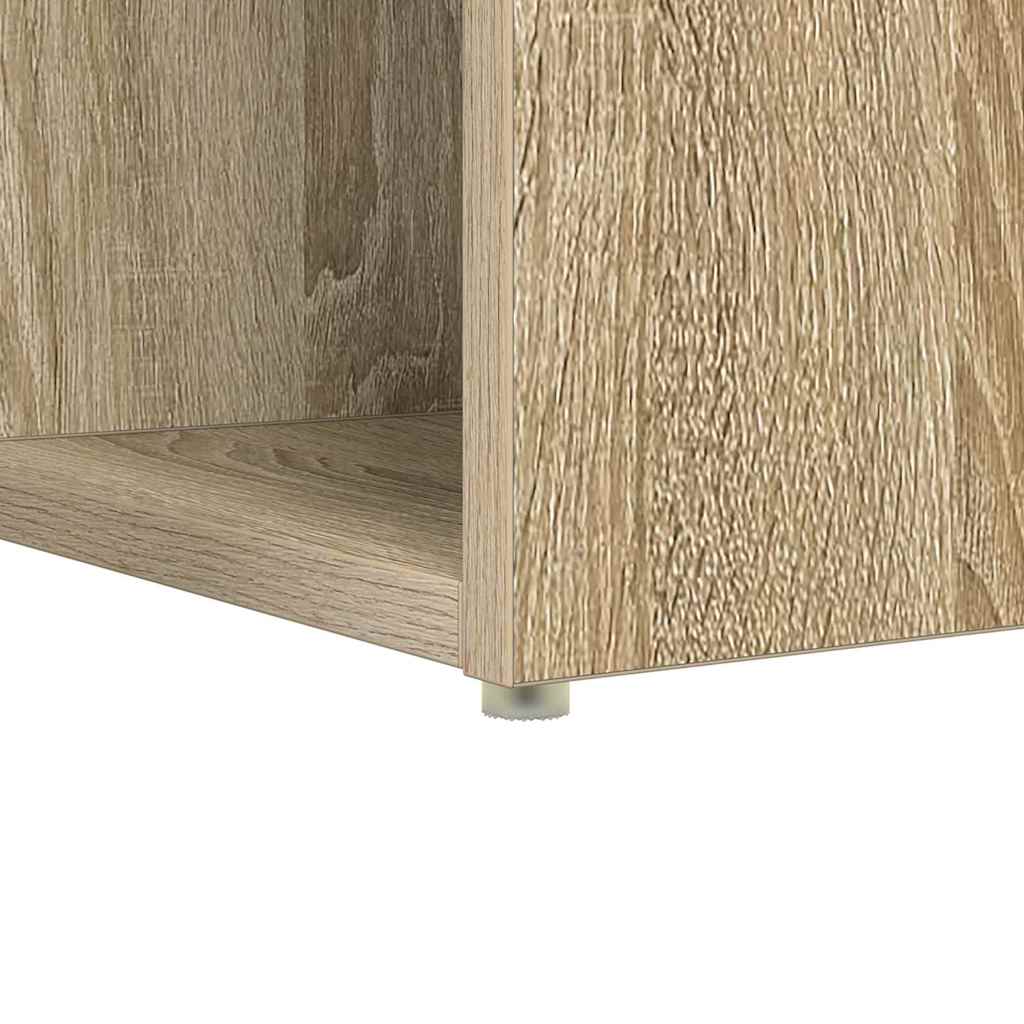 Desk with Shelf Sonoma Oak 108 x 55 x 103.5 cm Engineered Wood