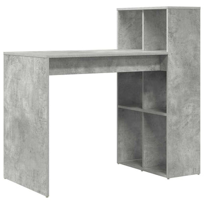 Desk Concrete Grey 108 x 55 x 103.5 cm Engineered Wood