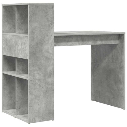 Desk Concrete Grey 108 x 55 x 103.5 cm Engineered Wood