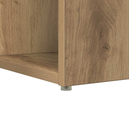 Desk with Shelf Artisan Oak 108 x 55 x 103.5 cm Engineered Wood