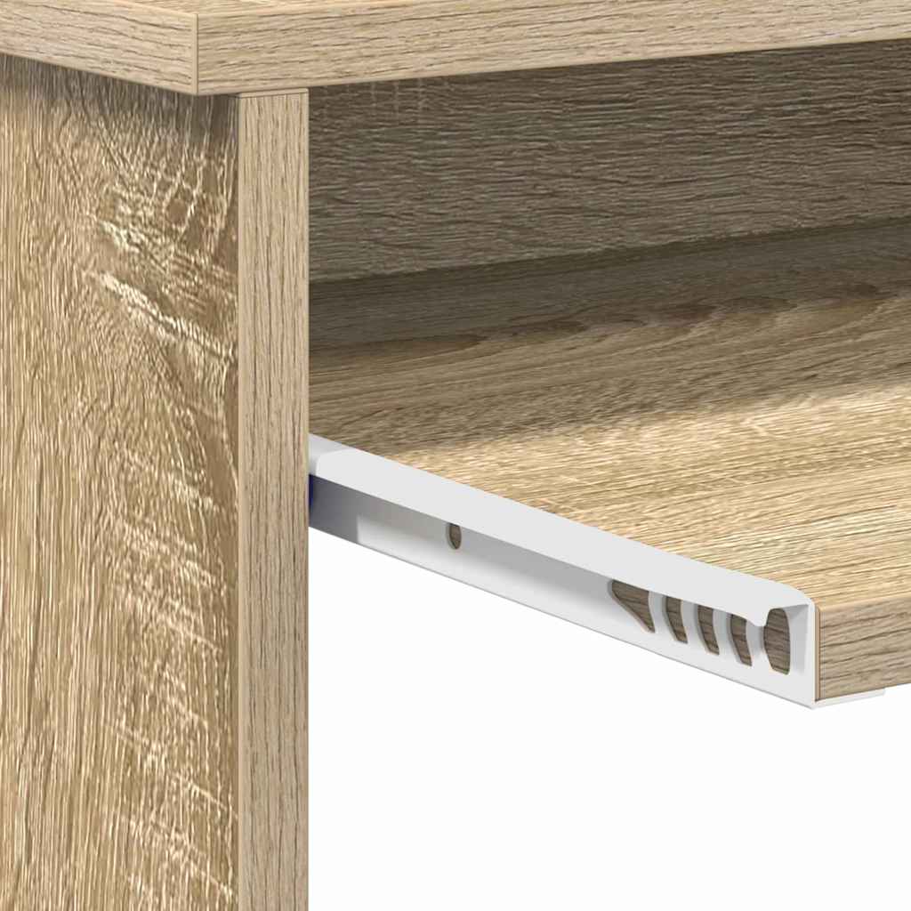 Desk with Drawer Sonoma Oak 106 x 41 x 88.5 cm Engineered Wood