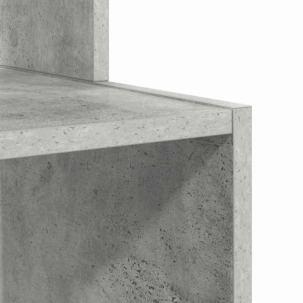 Desk Concrete Grey 106 x 41 x 88.5 cm Engineered Wood