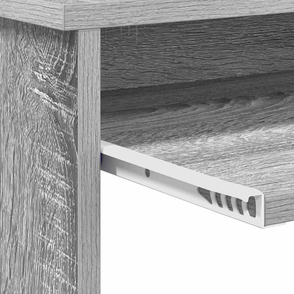 Desk with Drawer Grey Sonoma 106 x 41 x 88.5 cm Engineered Wood