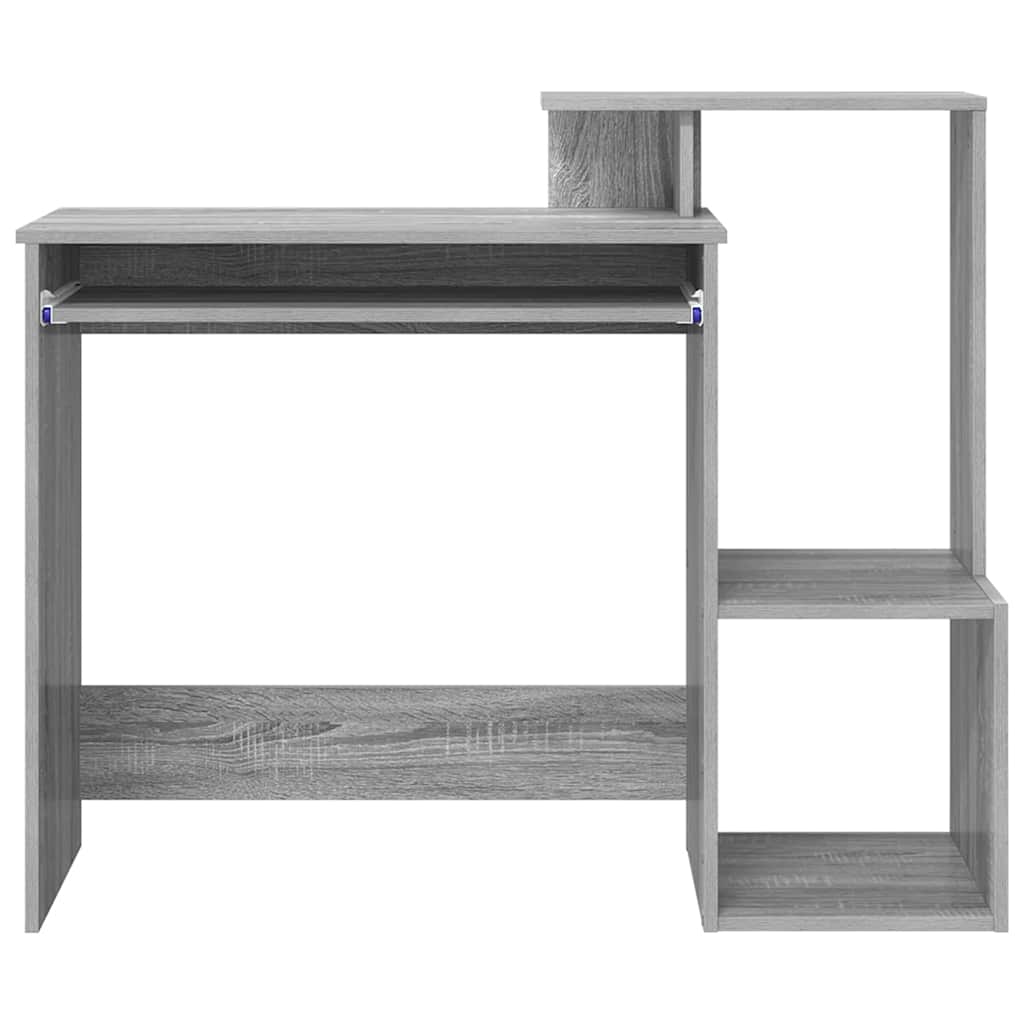 Desk with Drawer Grey Sonoma 106 x 41 x 88.5 cm Engineered Wood