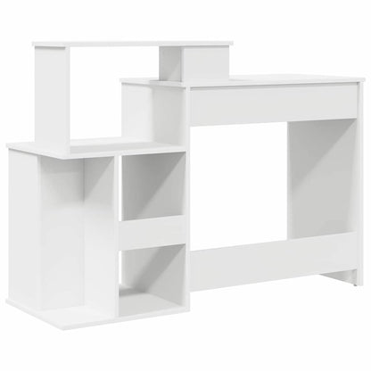 Desk with Drawer White 120.5 x 44 x 88.5 cm Engineered Wood