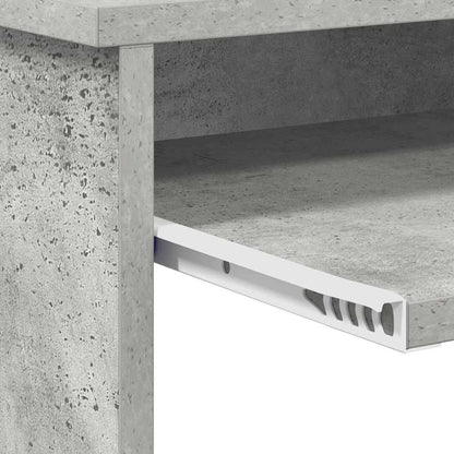 Desk Concrete Grey 120.5 x 44 x 88.5 cm Engineered Wood