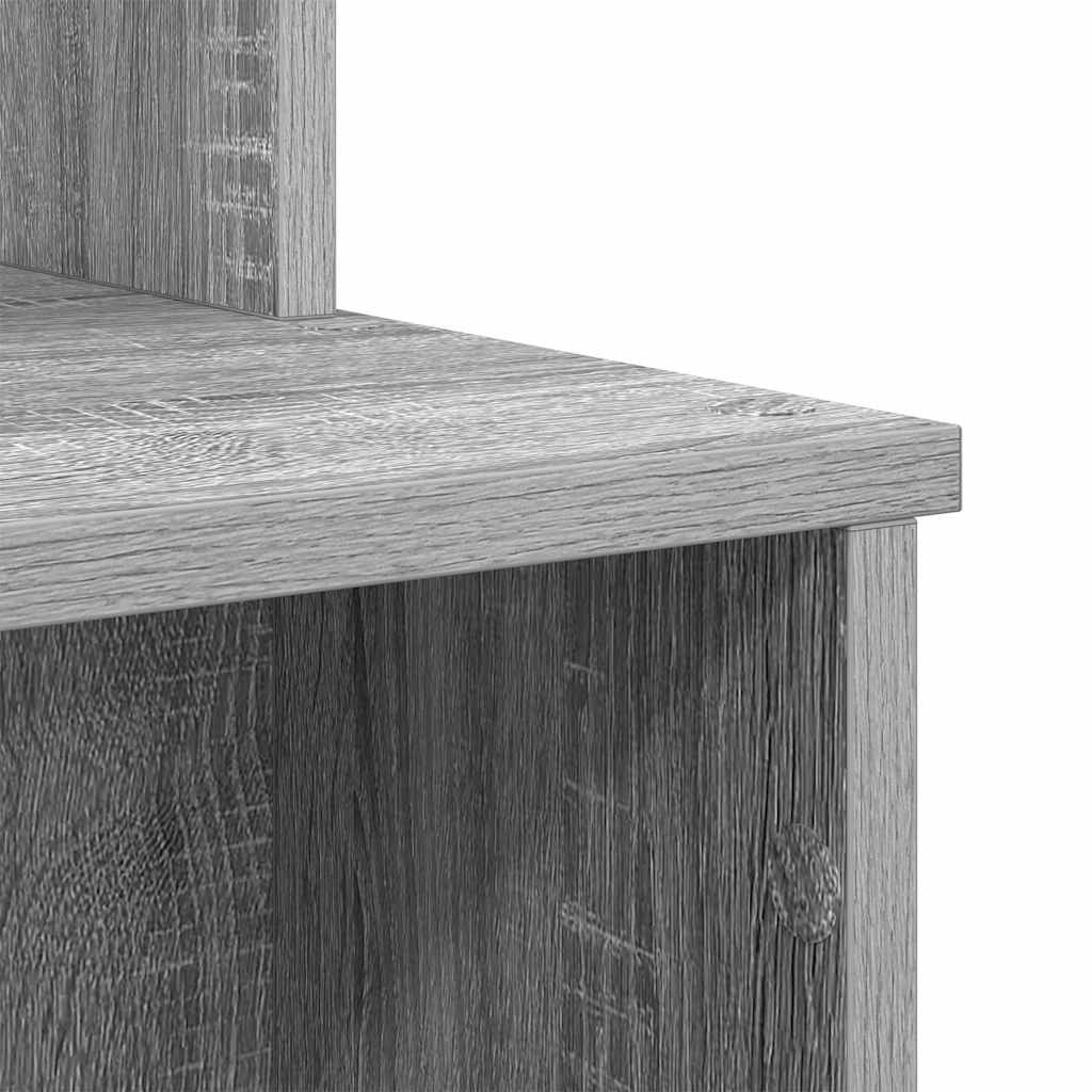Desk Grey Sonoma 120.5 x 44 x 88.5 cm Engineered Wood