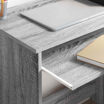 Desk Grey Sonoma 120.5 x 44 x 88.5 cm Engineered Wood