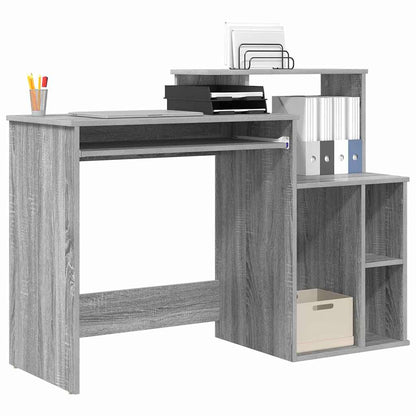 Desk Grey Sonoma 120.5 x 44 x 88.5 cm Engineered Wood