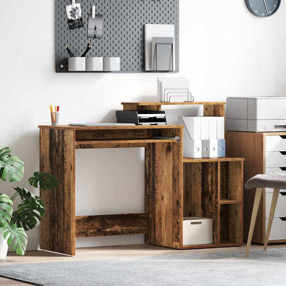 Desk with Drawer Old Wood 120.5 x 44 x 88.5 cm Engineered Wood