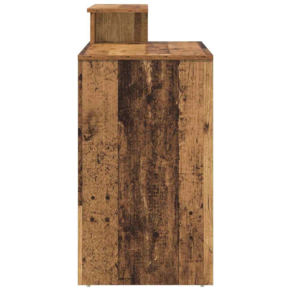 Desk with Drawer Old Wood 120.5 x 44 x 88.5 cm Engineered Wood