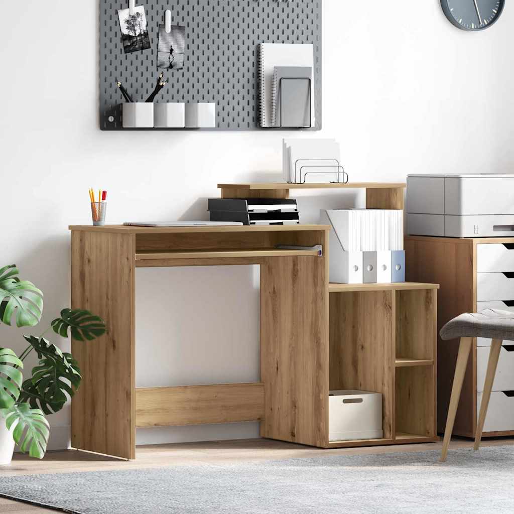 Desk Artisan Oak 120.5 x 44 x 88.5 cm Engineered Wood