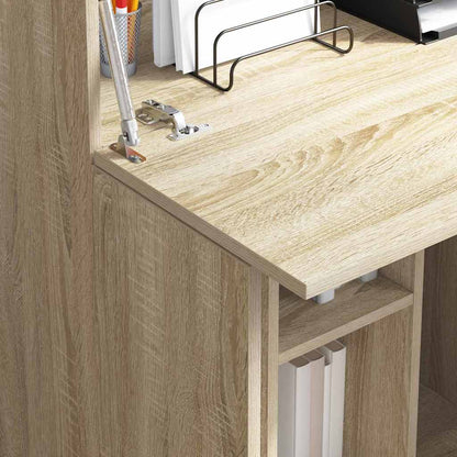 Desk Sonoma Oak 71.5 x 31.5 x 106.5 cm Engineered Wood