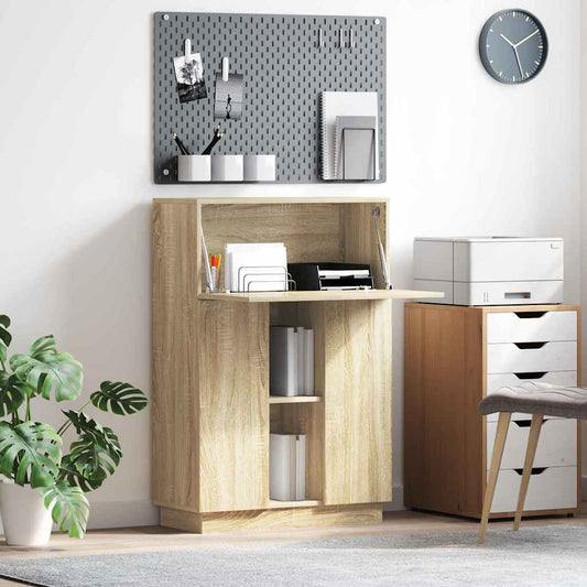 Desk Sonoma Oak 71.5 x 31.5 x 106.5 cm Engineered Wood