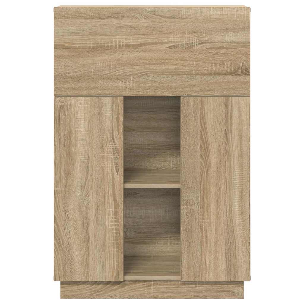 Desk Sonoma Oak 71.5 x 31.5 x 106.5 cm Engineered Wood